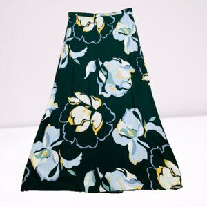 Reformation Frasier Floral A-Line Crepe Maxi Skirt Size 12